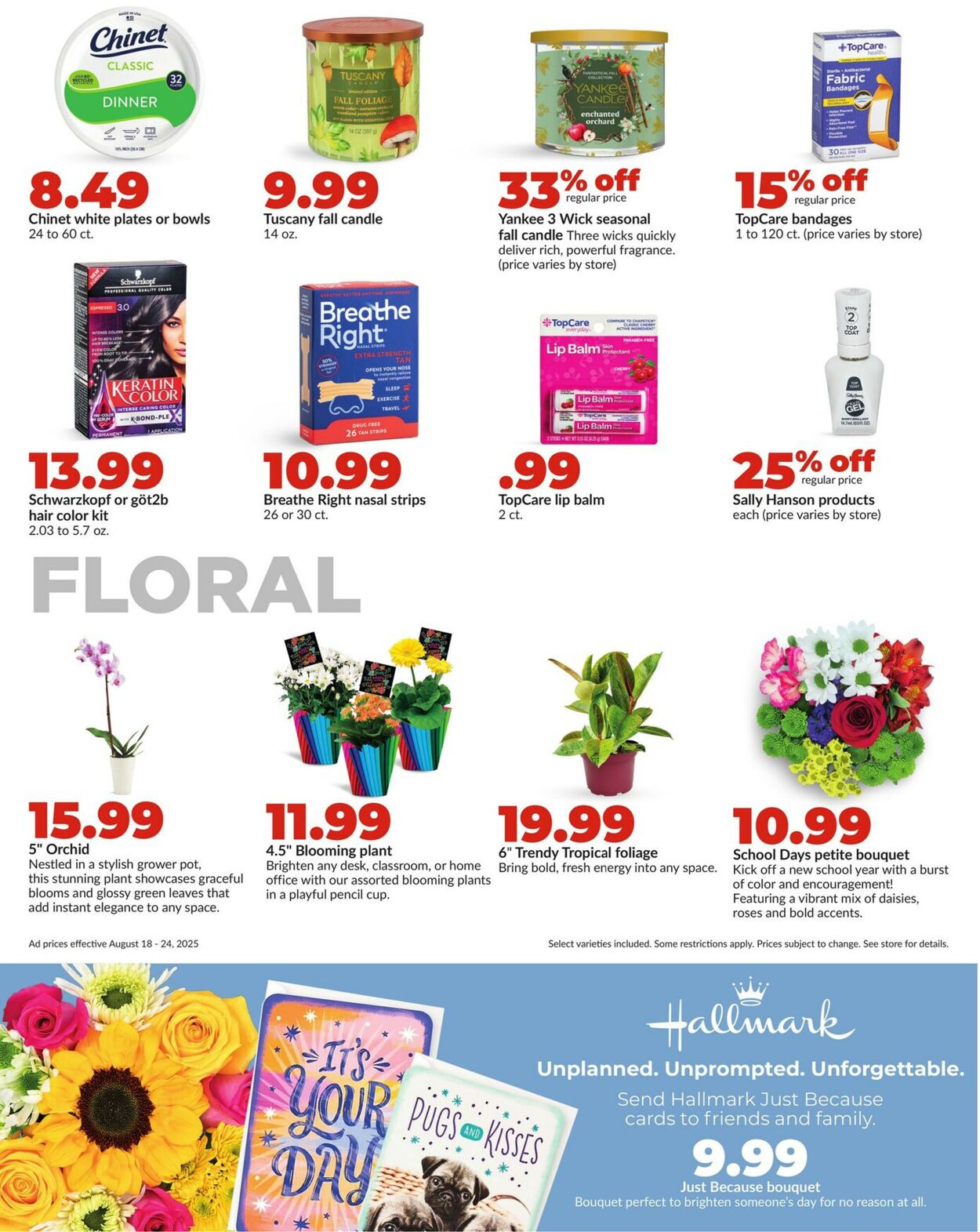 Catalogue HyVee from 08/18/2025