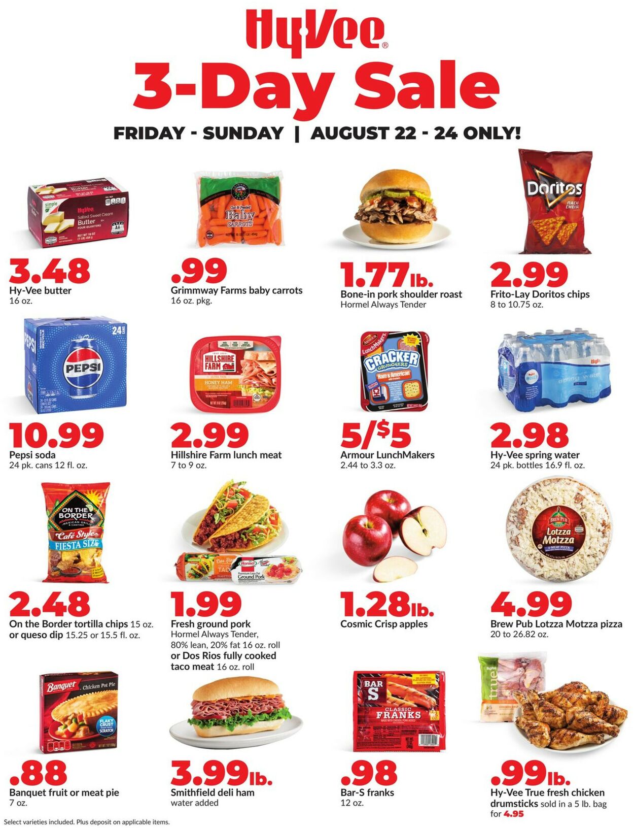 Catalogue HyVee from 08/22/2025