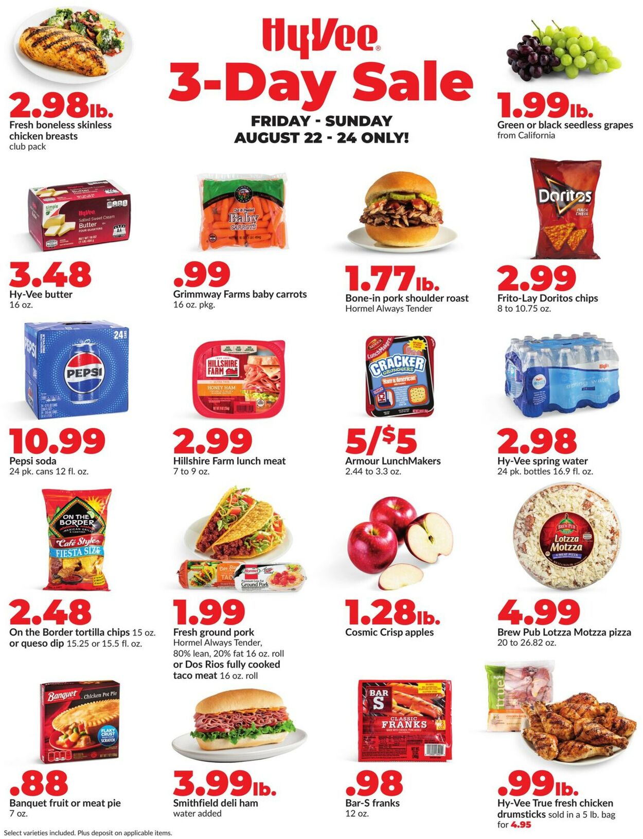 Catalogue HyVee from 08/22/2025