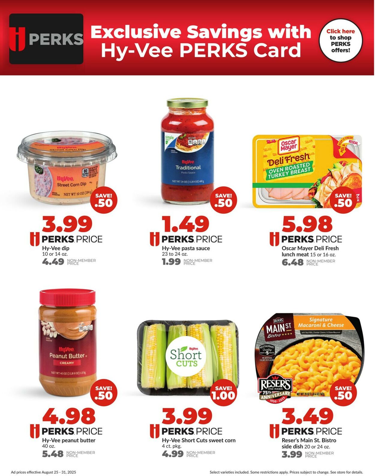 Catalogue HyVee from 08/25/2025