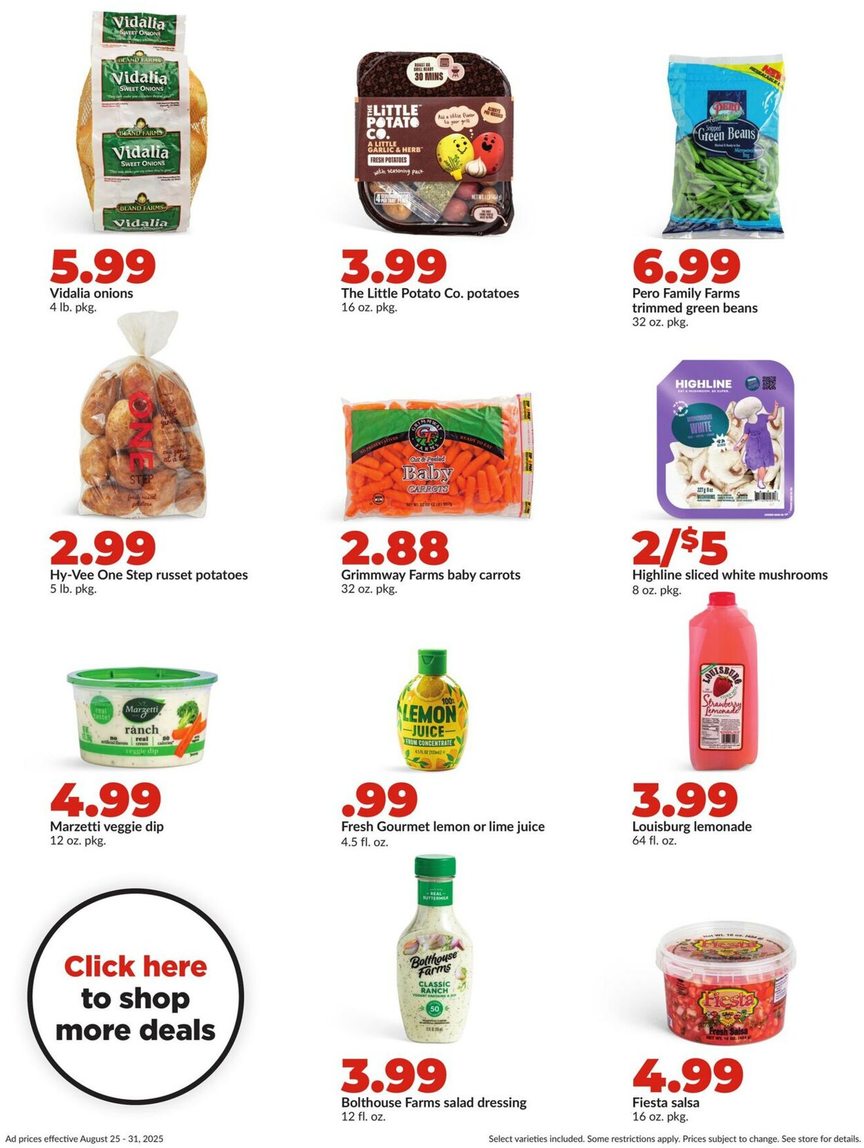 Catalogue HyVee from 08/25/2025