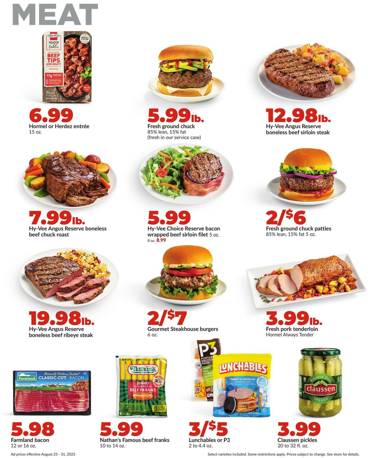 Catalogue HyVee from 08/25/2025