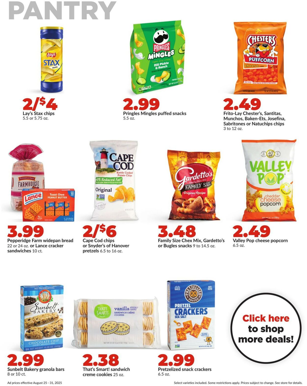 Catalogue HyVee from 08/25/2025