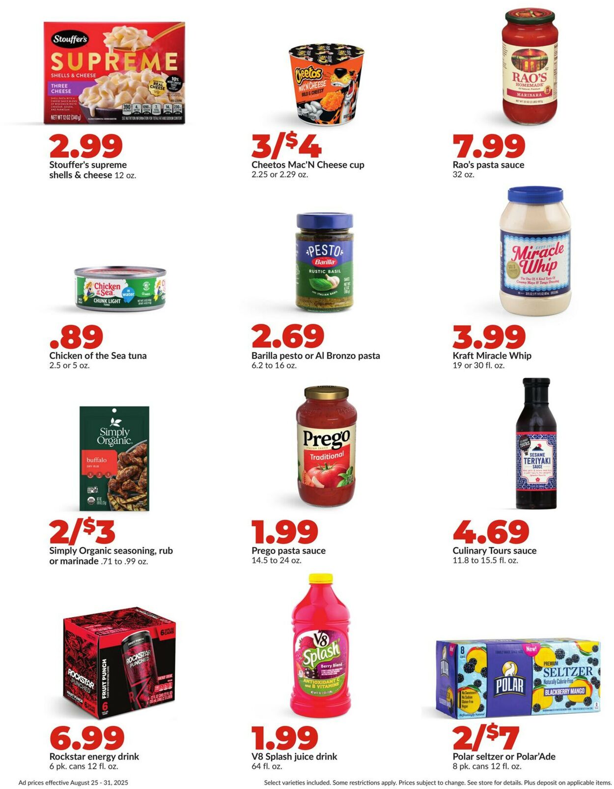 Catalogue HyVee from 08/25/2025