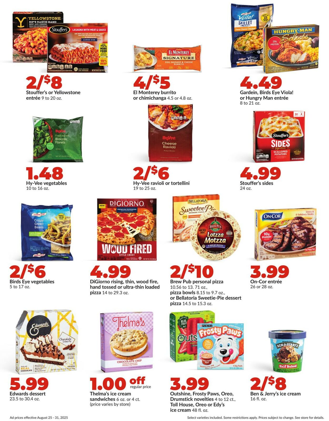 Catalogue HyVee from 08/25/2025