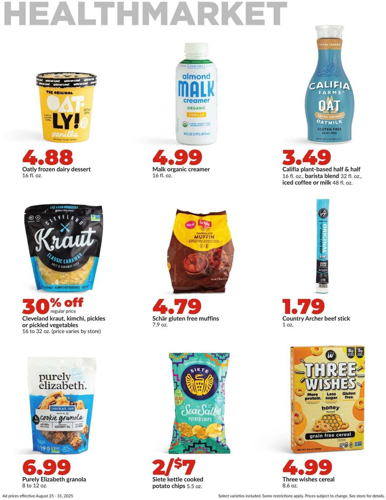 Catalogue HyVee from 08/25/2025