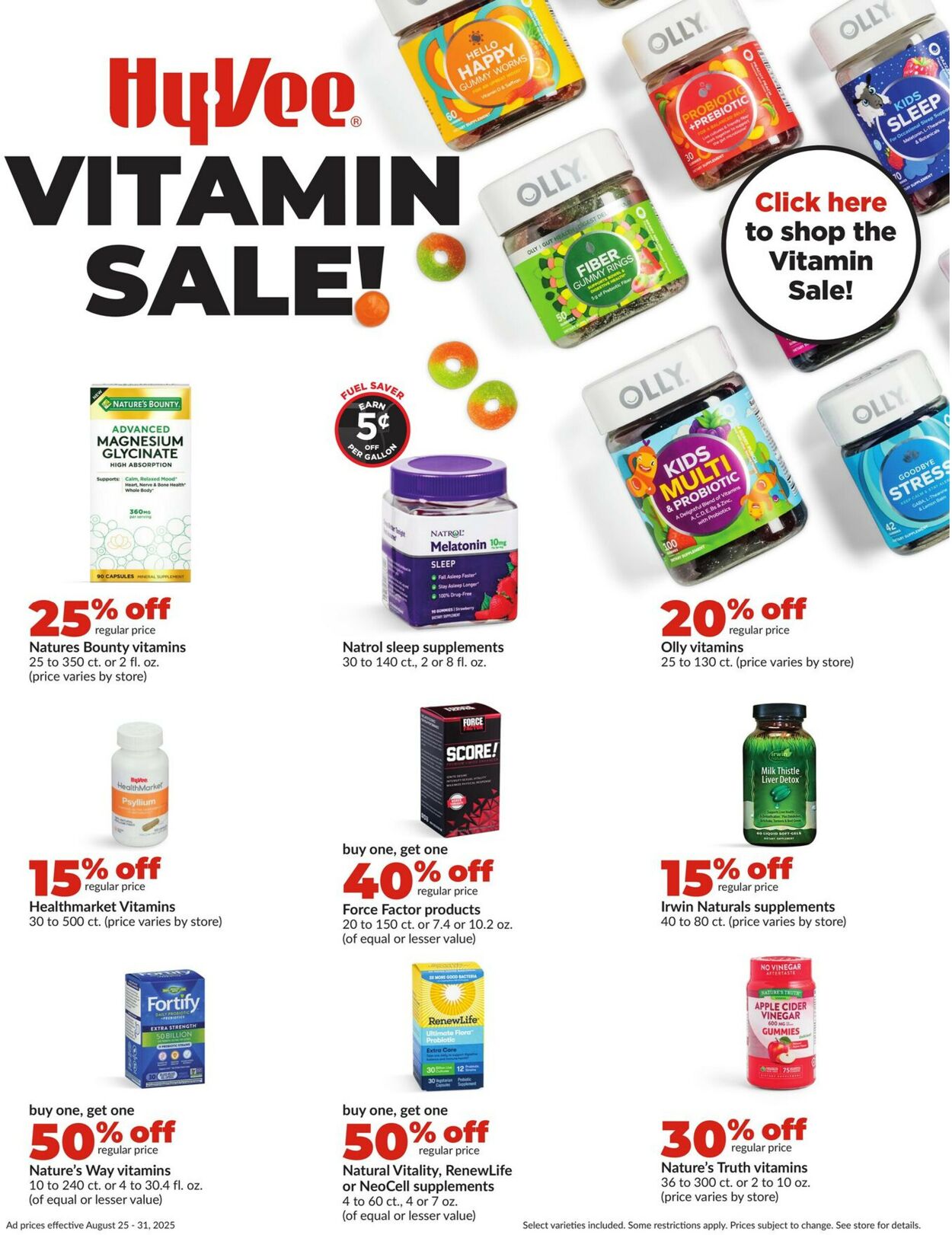 Catalogue HyVee from 08/25/2025