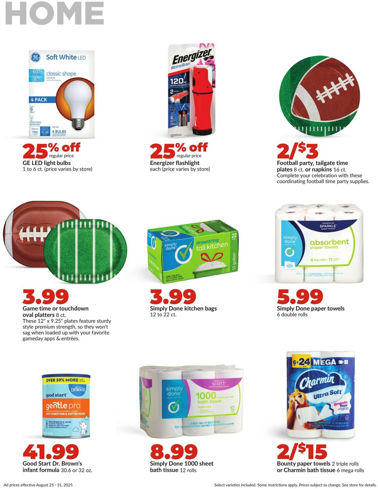 Catalogue HyVee from 08/25/2025