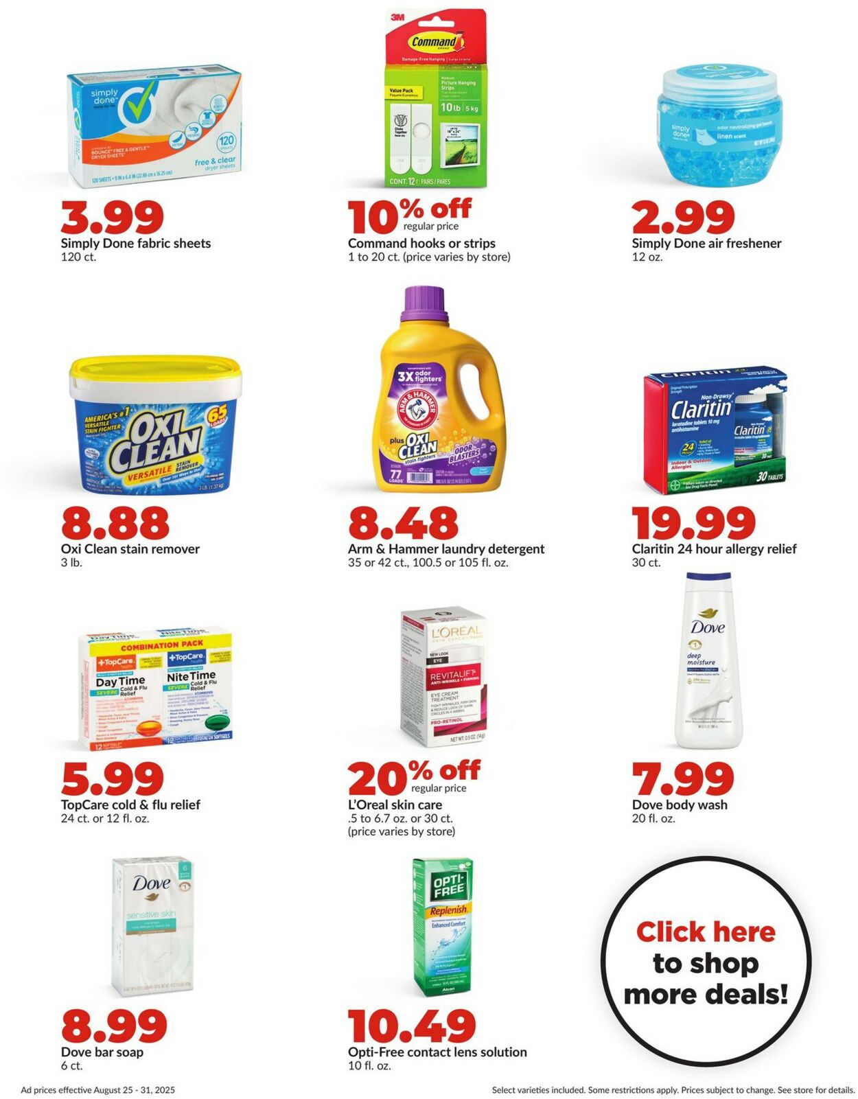 Catalogue HyVee from 08/25/2025