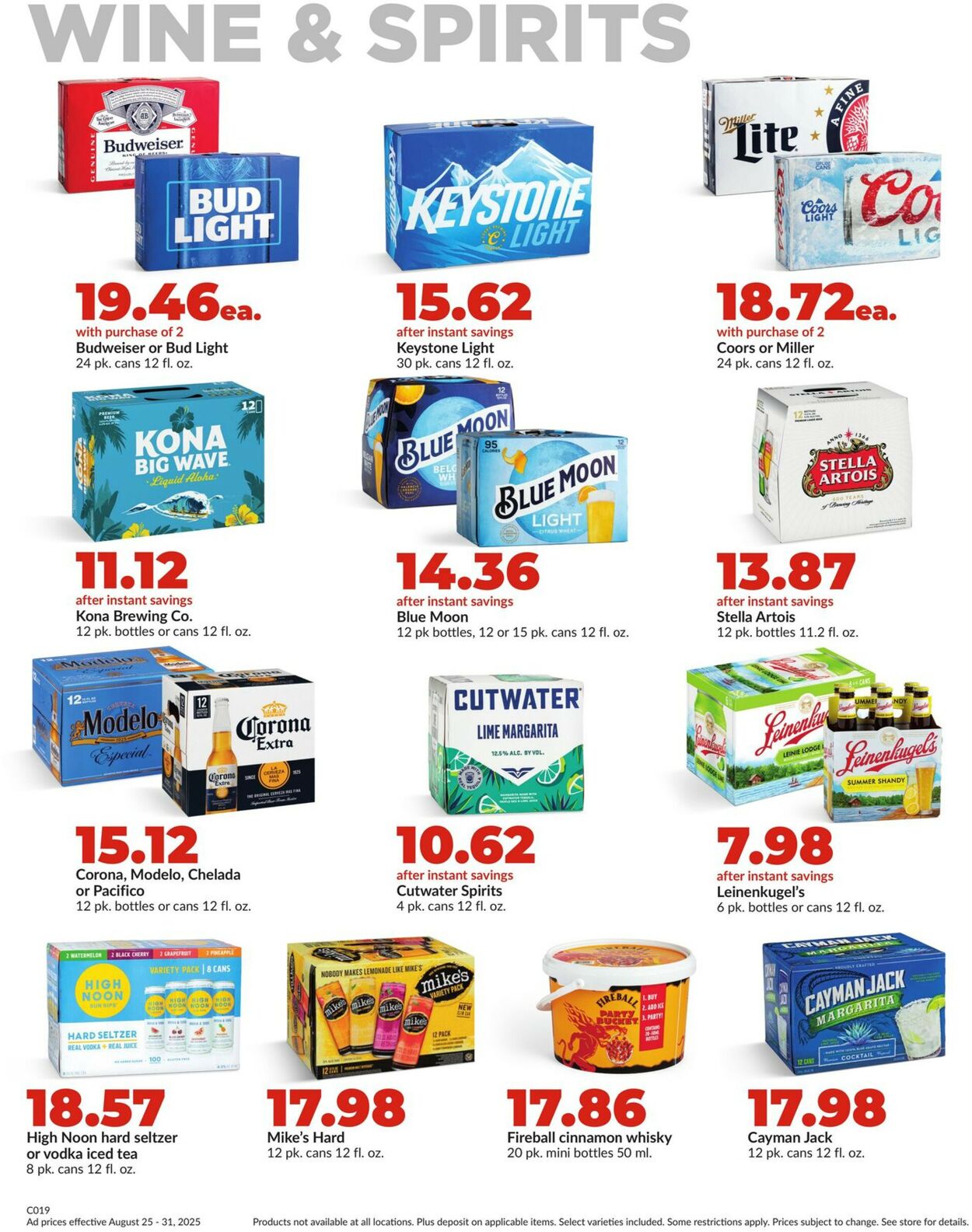 Catalogue HyVee from 08/25/2025