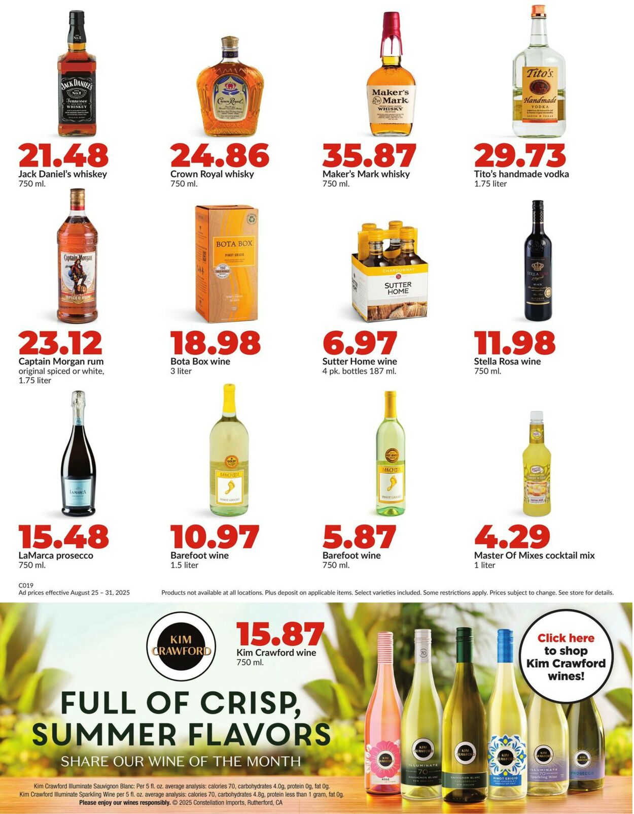 Catalogue HyVee from 08/25/2025