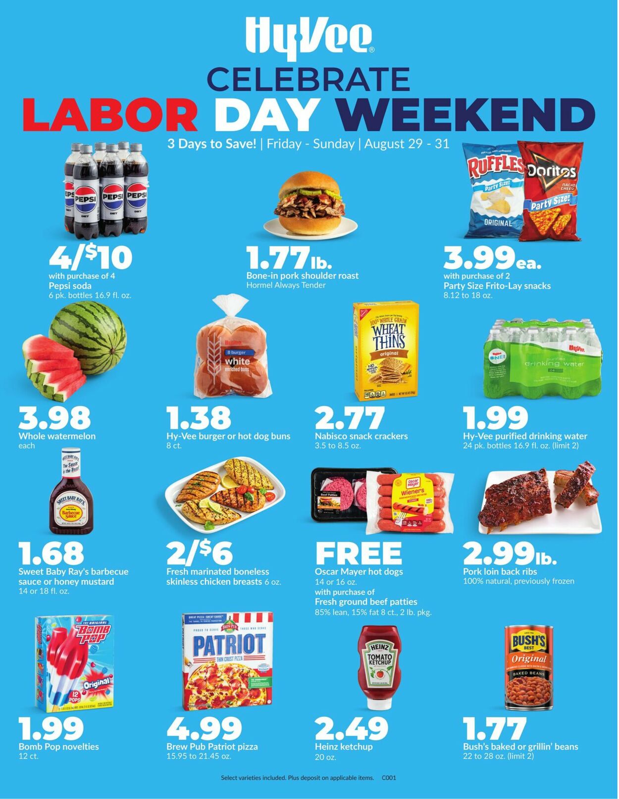 Catalogue HyVee from 08/29/2025