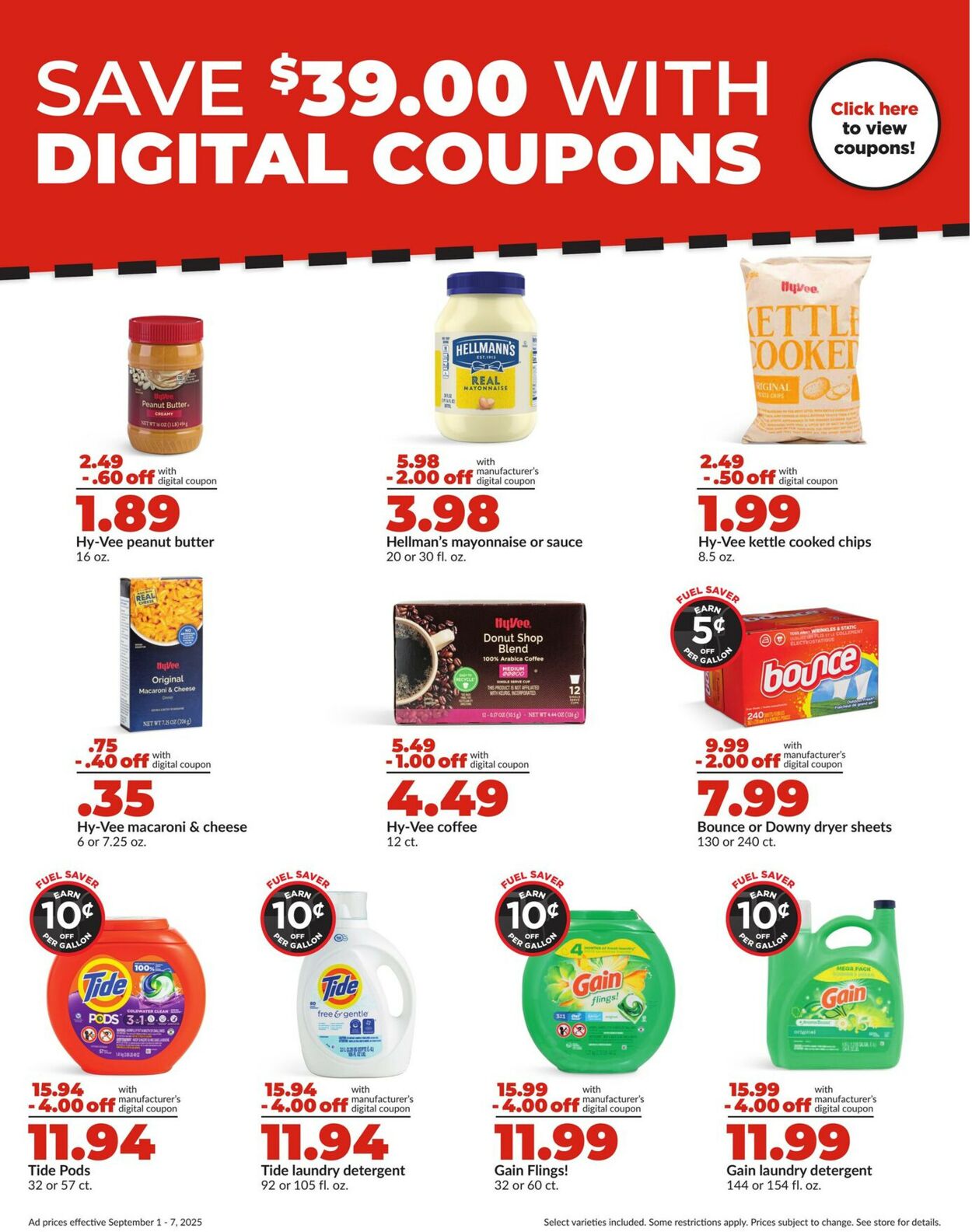 Catalogue HyVee from 09/01/2025