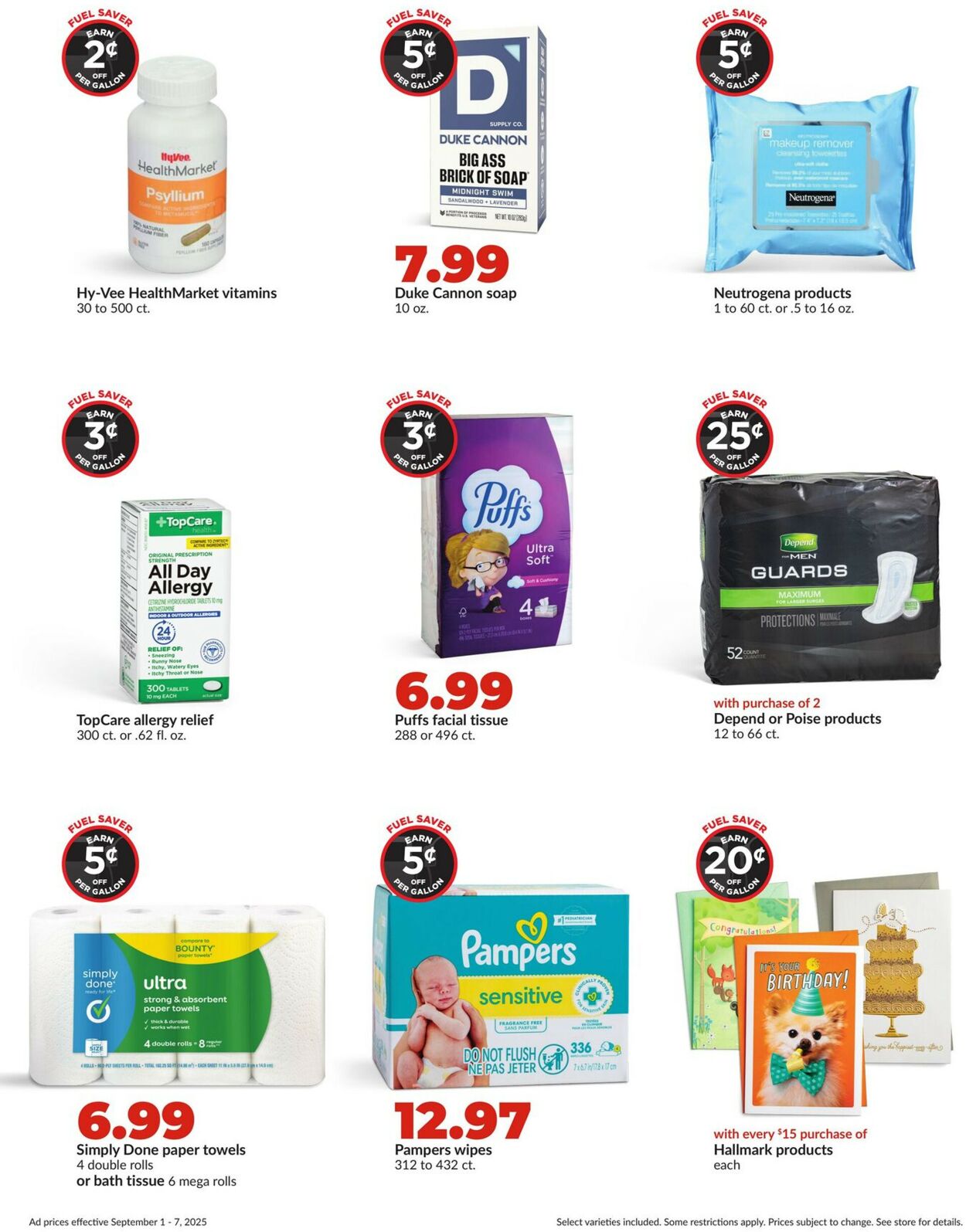 Catalogue HyVee from 09/01/2025