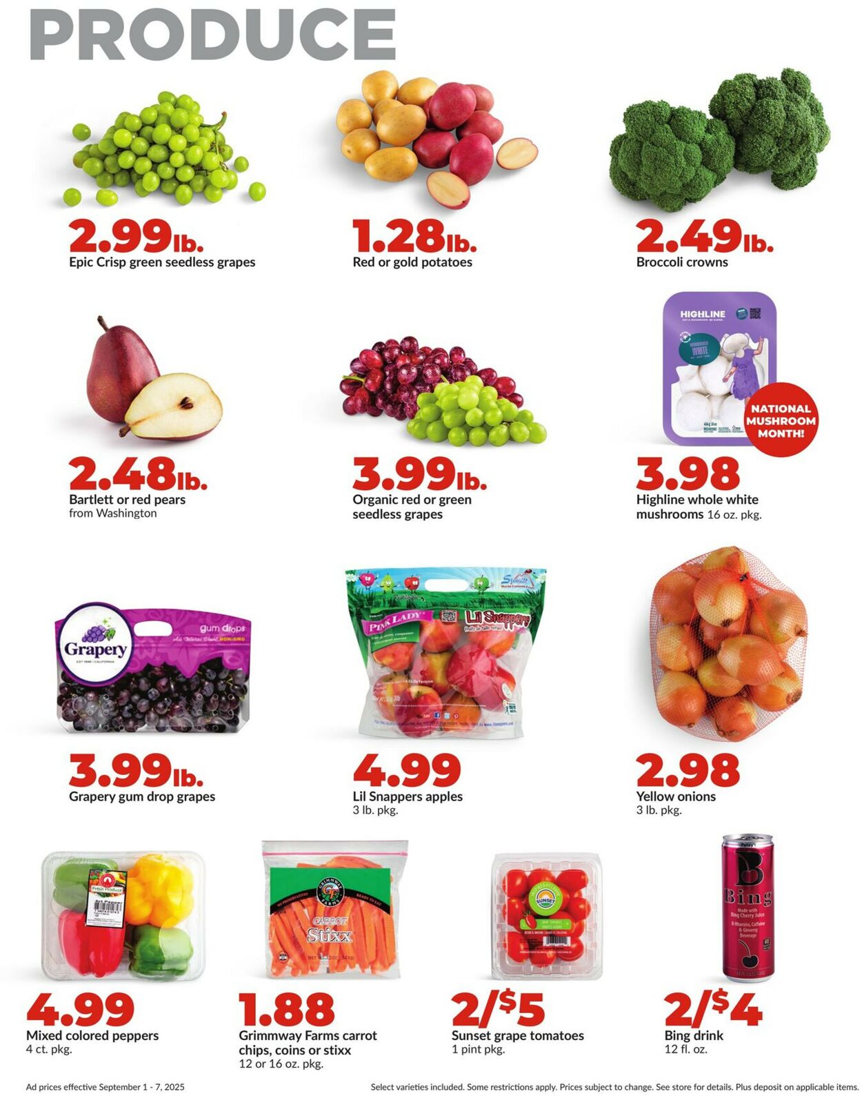 Catalogue HyVee from 09/01/2025