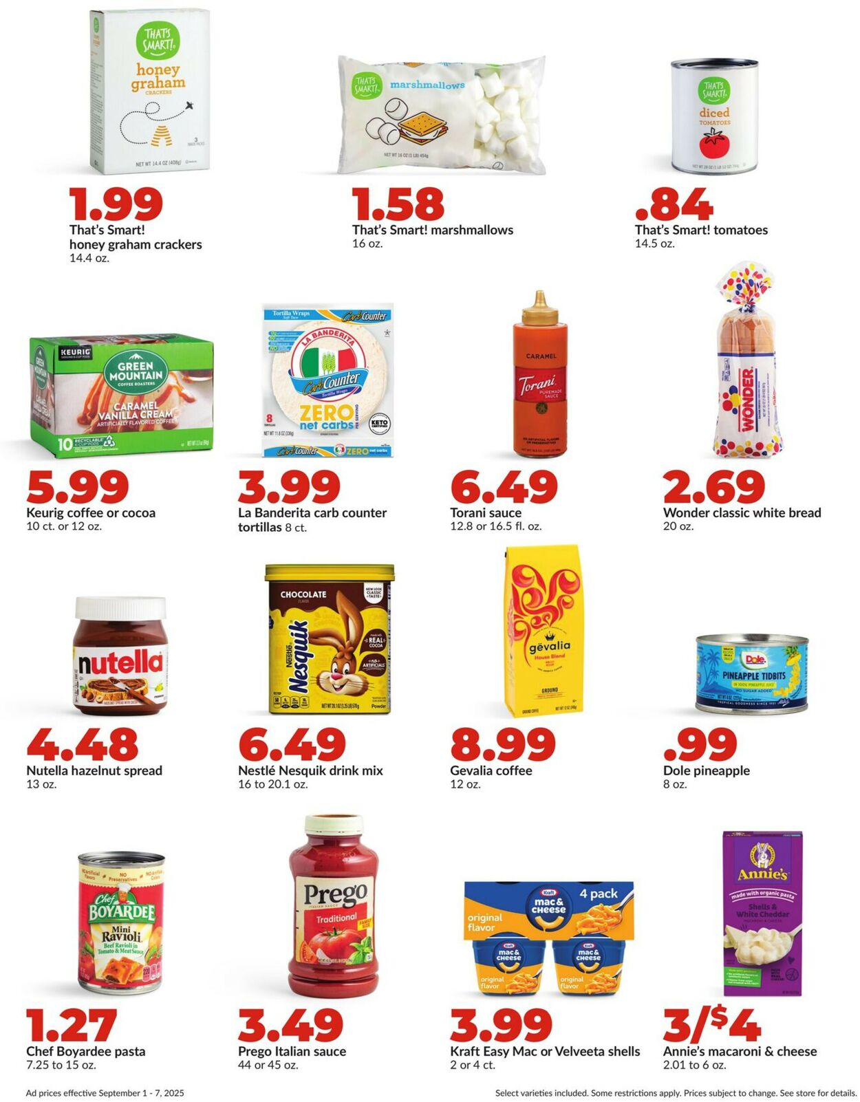 Catalogue HyVee from 09/01/2025