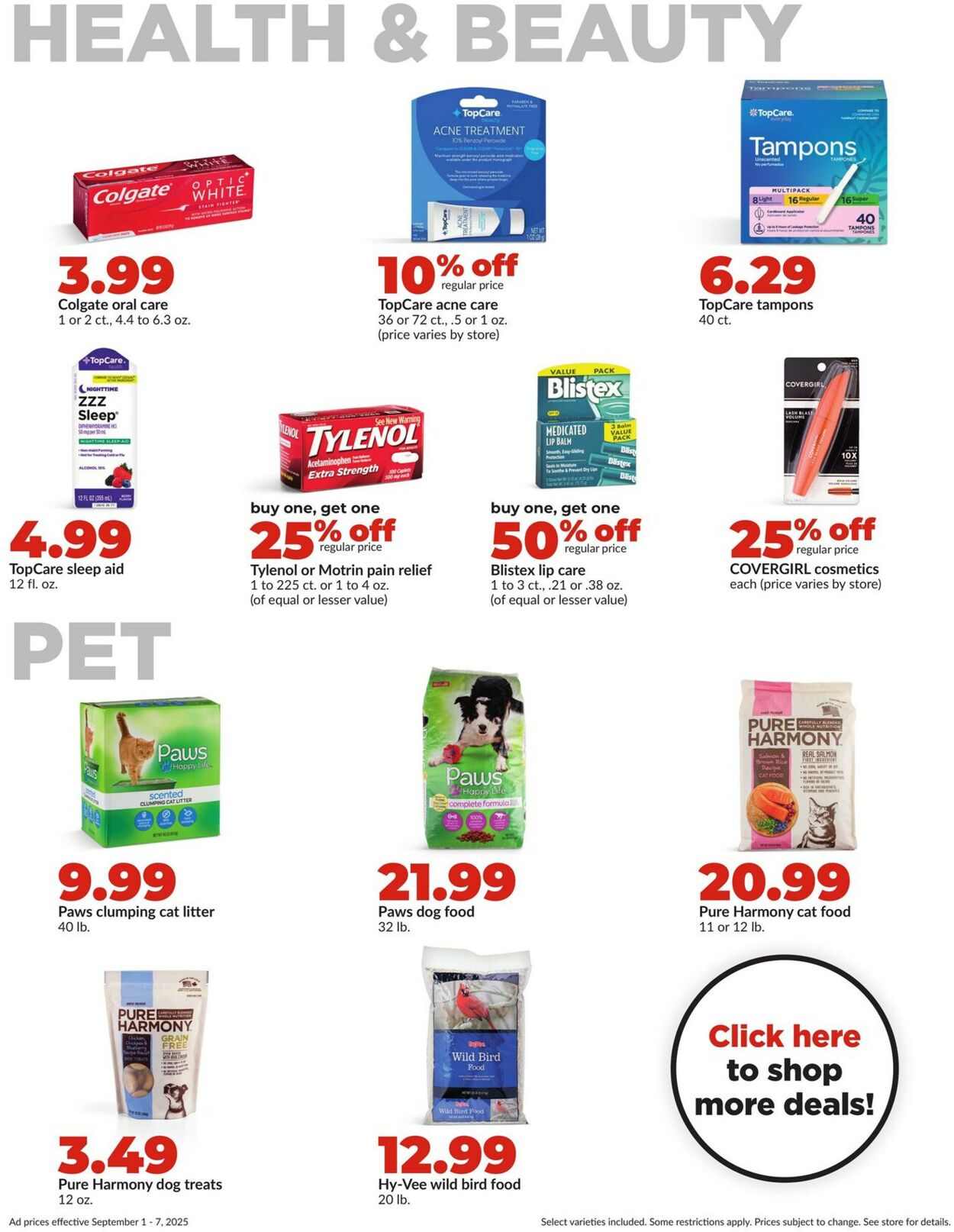 Catalogue HyVee from 09/01/2025