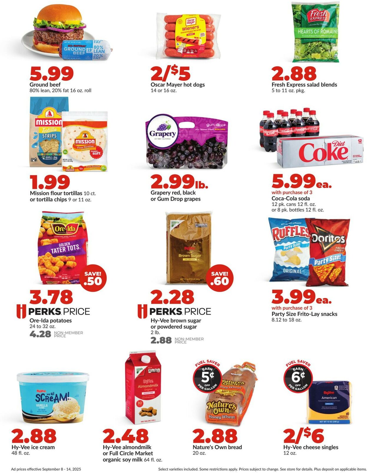 Catalogue HyVee from 09/08/2025