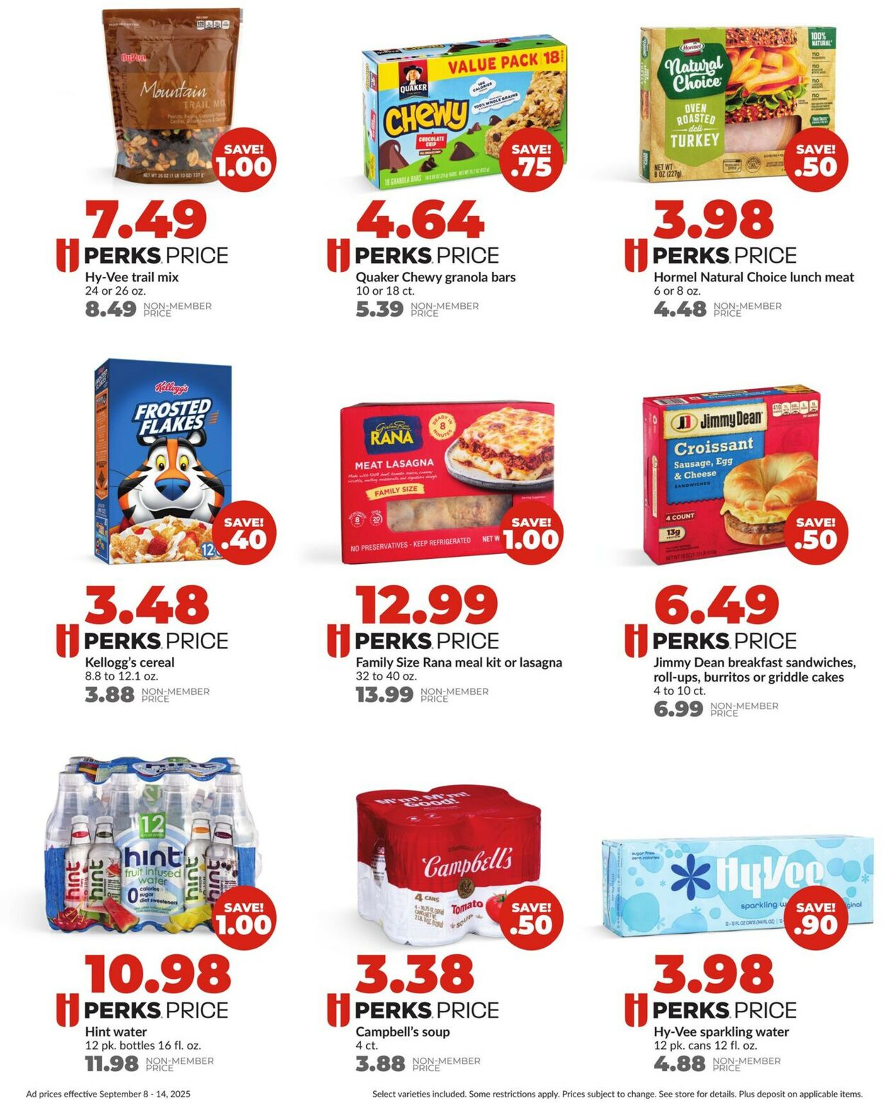 Catalogue HyVee from 09/08/2025