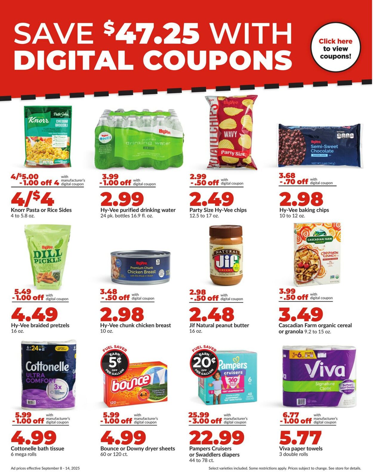 Catalogue HyVee from 09/08/2025