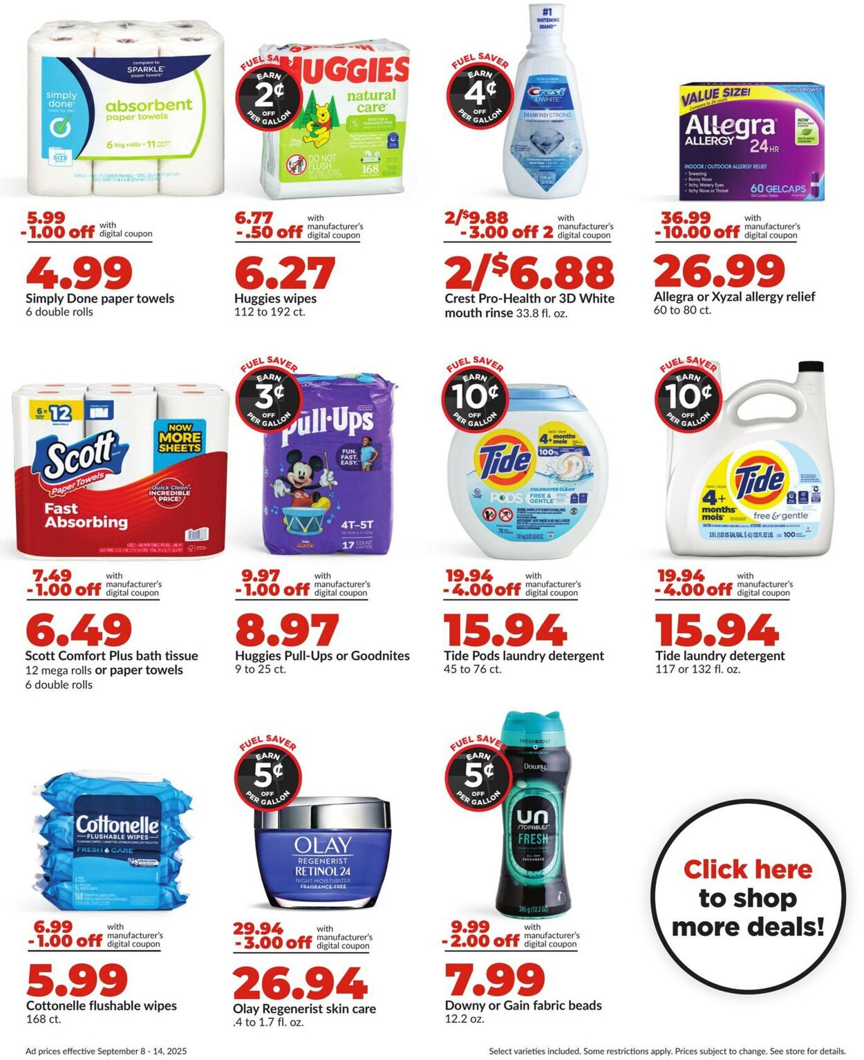 Catalogue HyVee from 09/08/2025