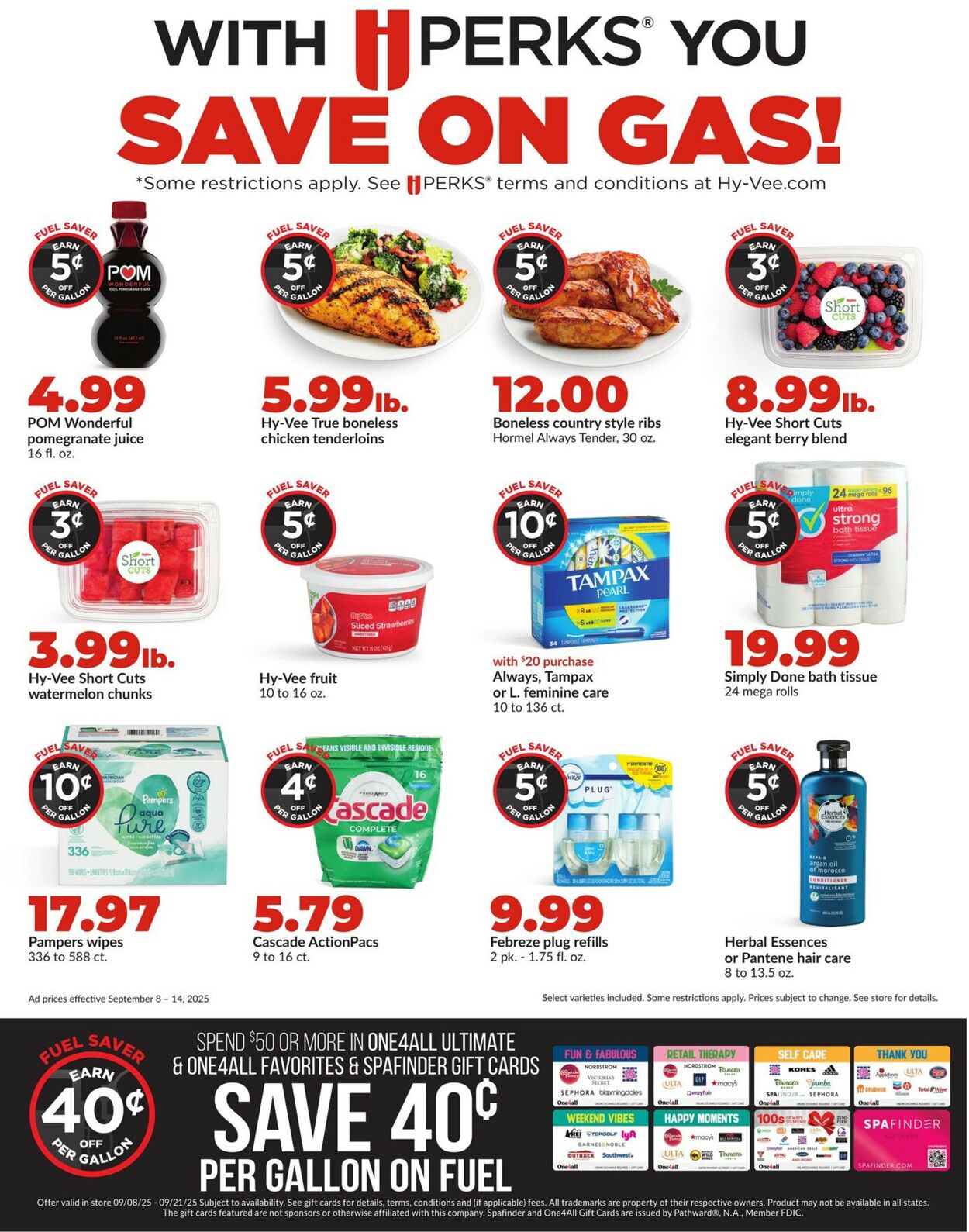 Catalogue HyVee from 09/08/2025