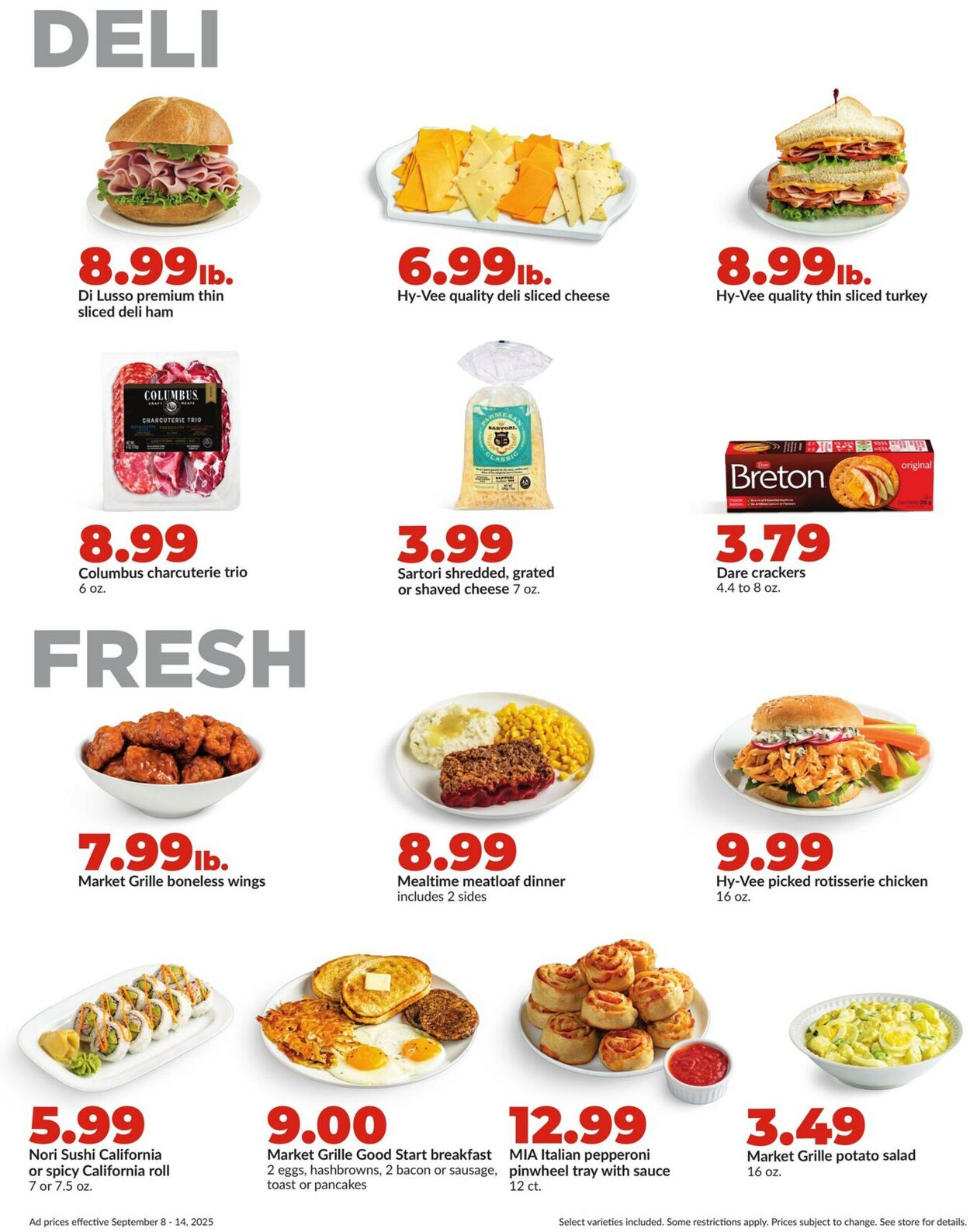 Catalogue HyVee from 09/08/2025