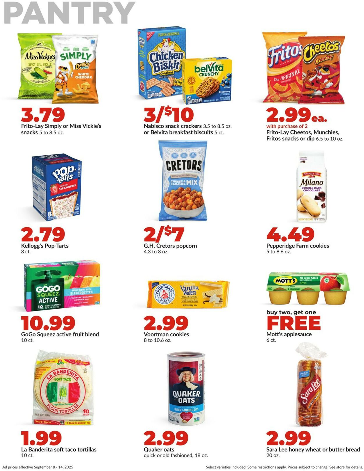 Catalogue HyVee from 09/08/2025