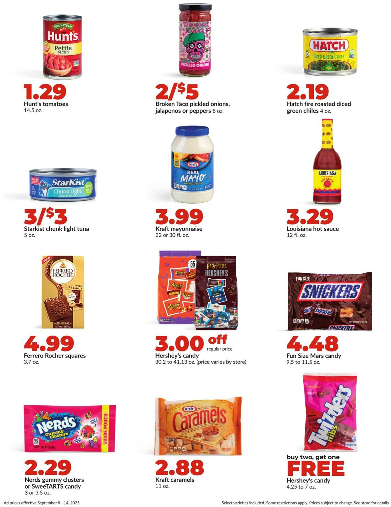 Catalogue HyVee from 09/08/2025
