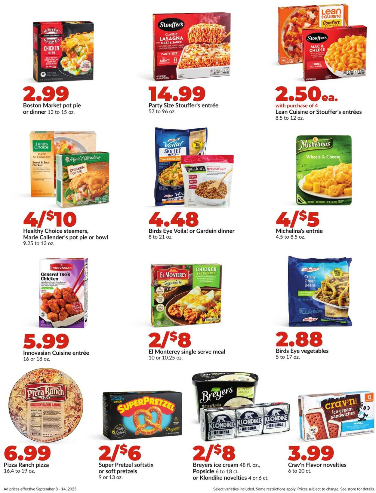 Catalogue HyVee from 09/08/2025