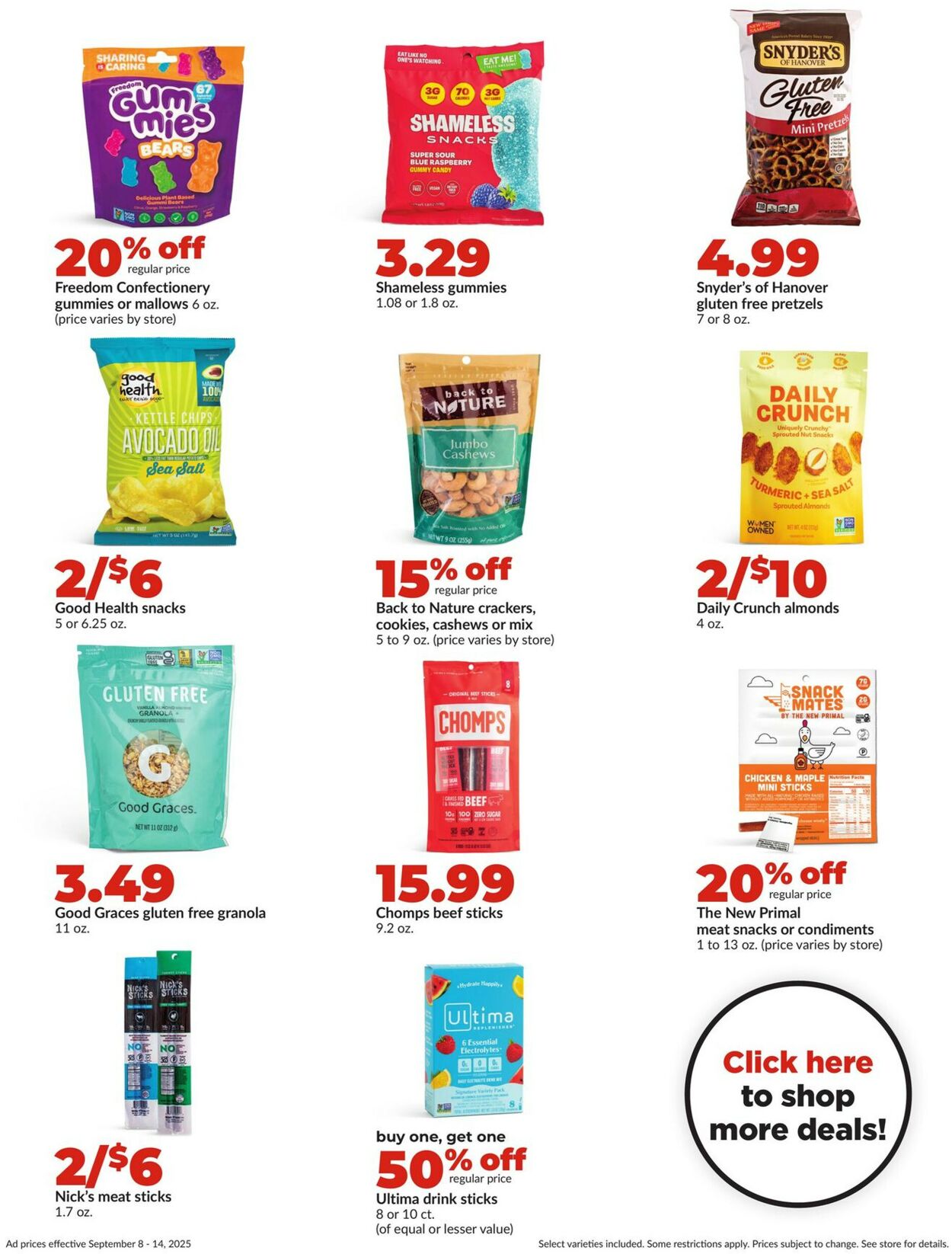 Catalogue HyVee from 09/08/2025