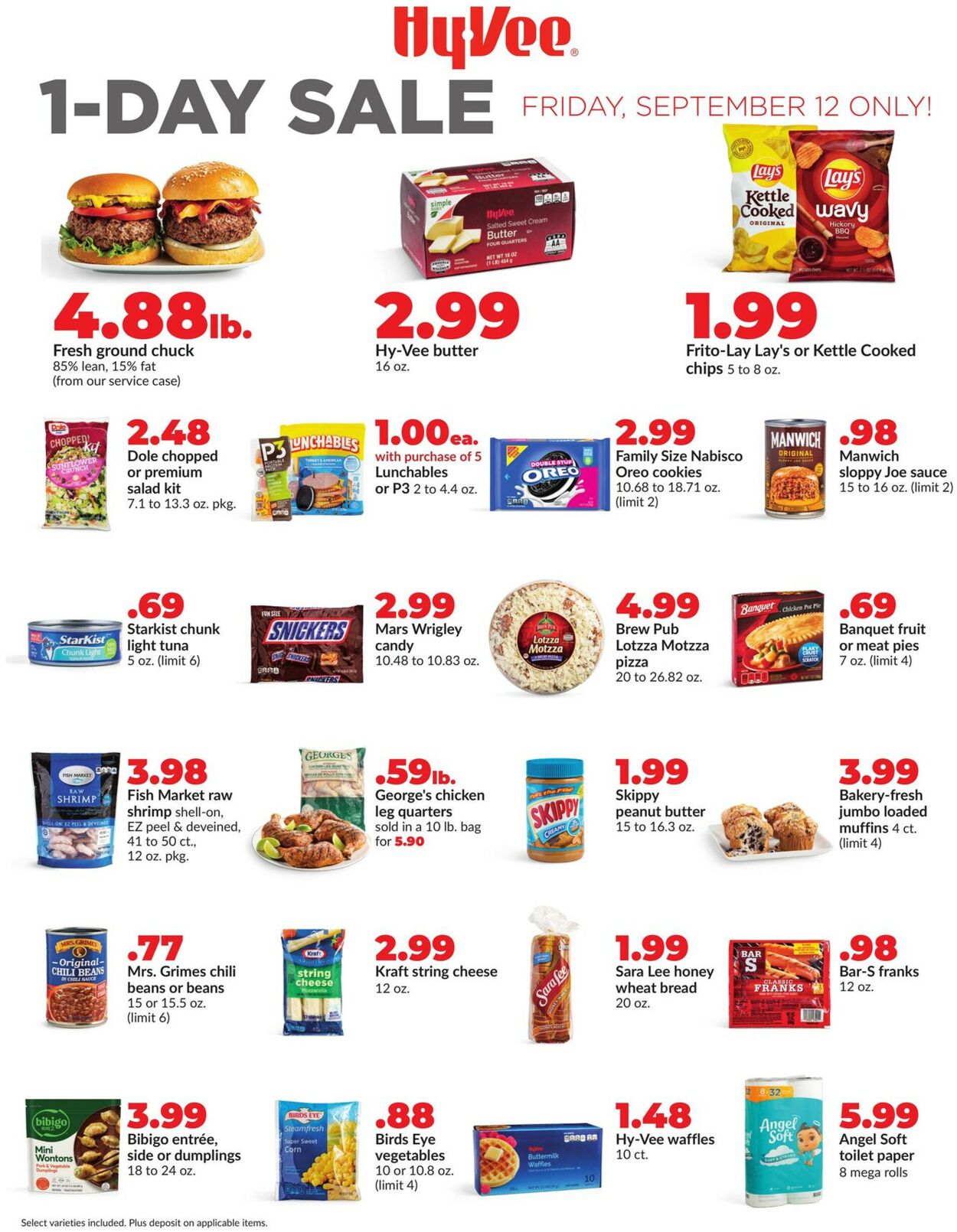 Catalogue HyVee from 09/12/2025