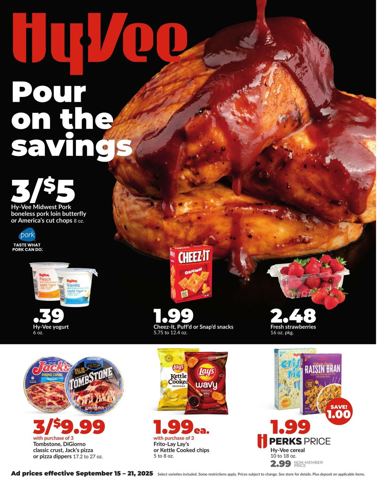 Catalogue HyVee from 09/15/2025