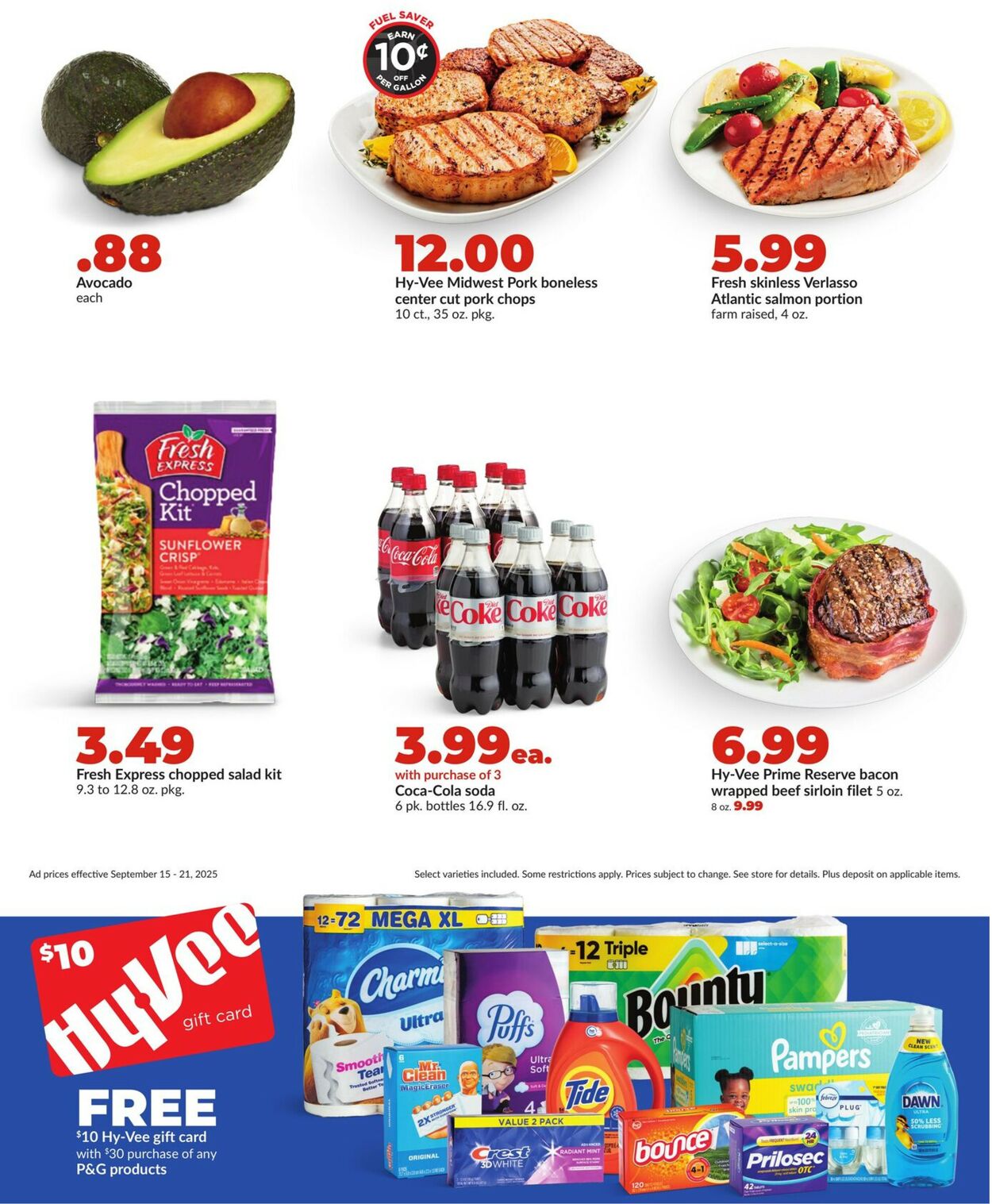 Catalogue HyVee from 09/15/2025