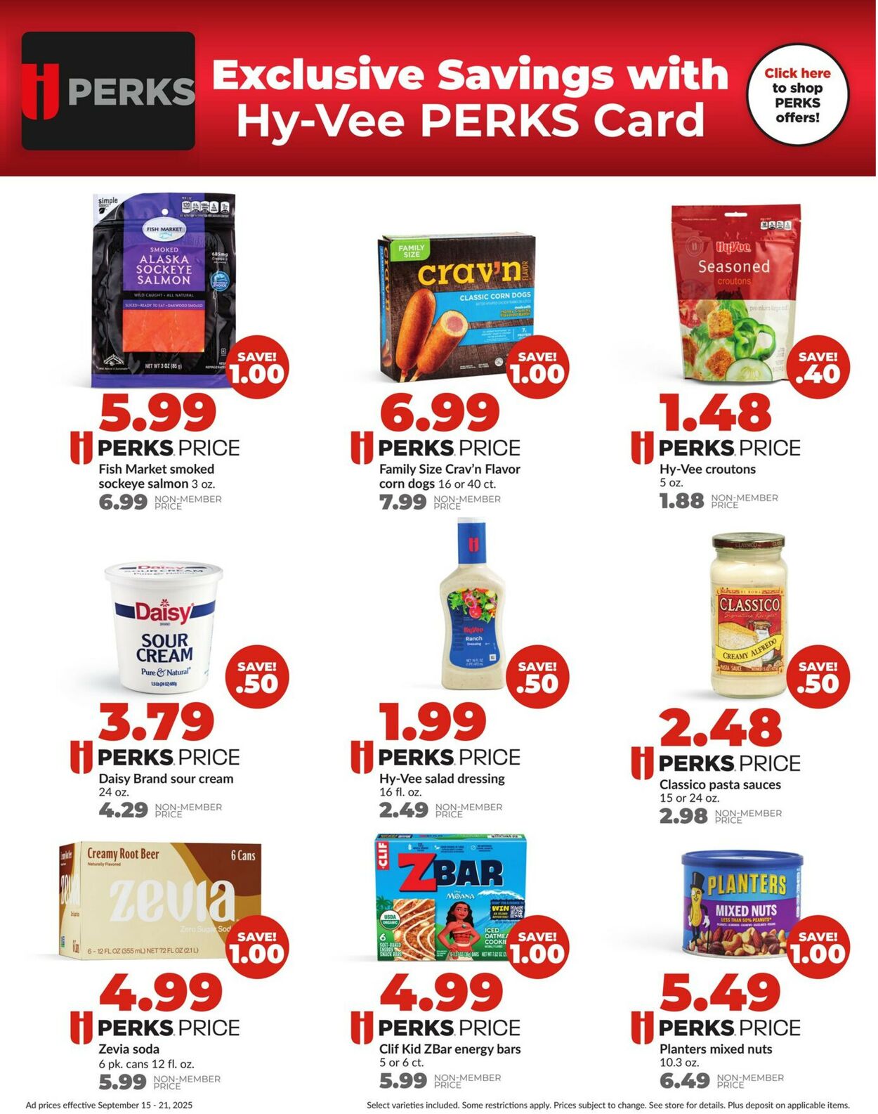 Catalogue HyVee from 09/15/2025