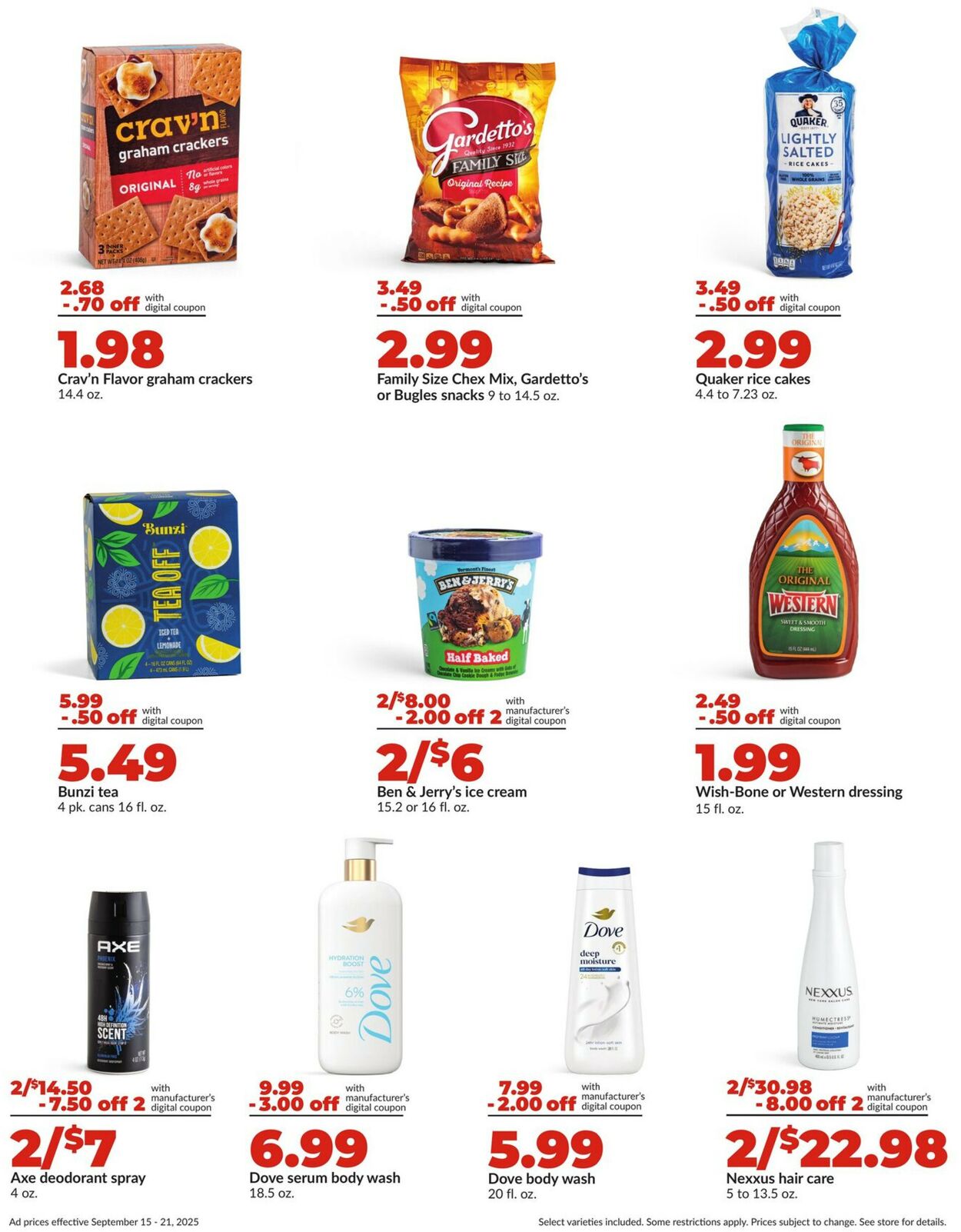 Catalogue HyVee from 09/15/2025