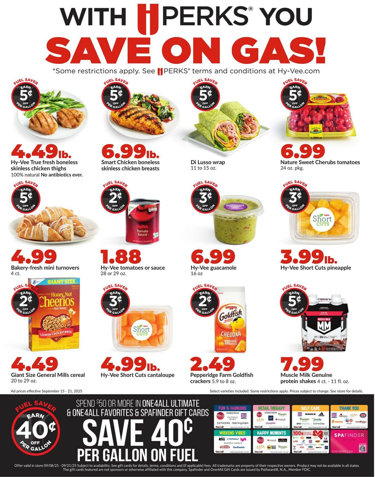 Catalogue HyVee from 09/15/2025