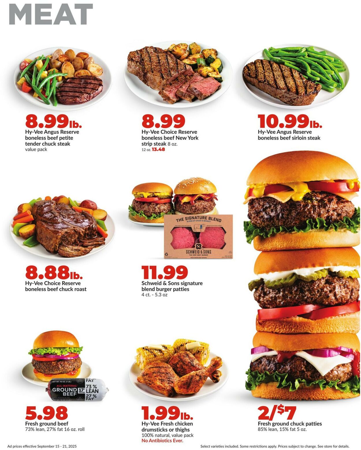 Catalogue HyVee from 09/15/2025