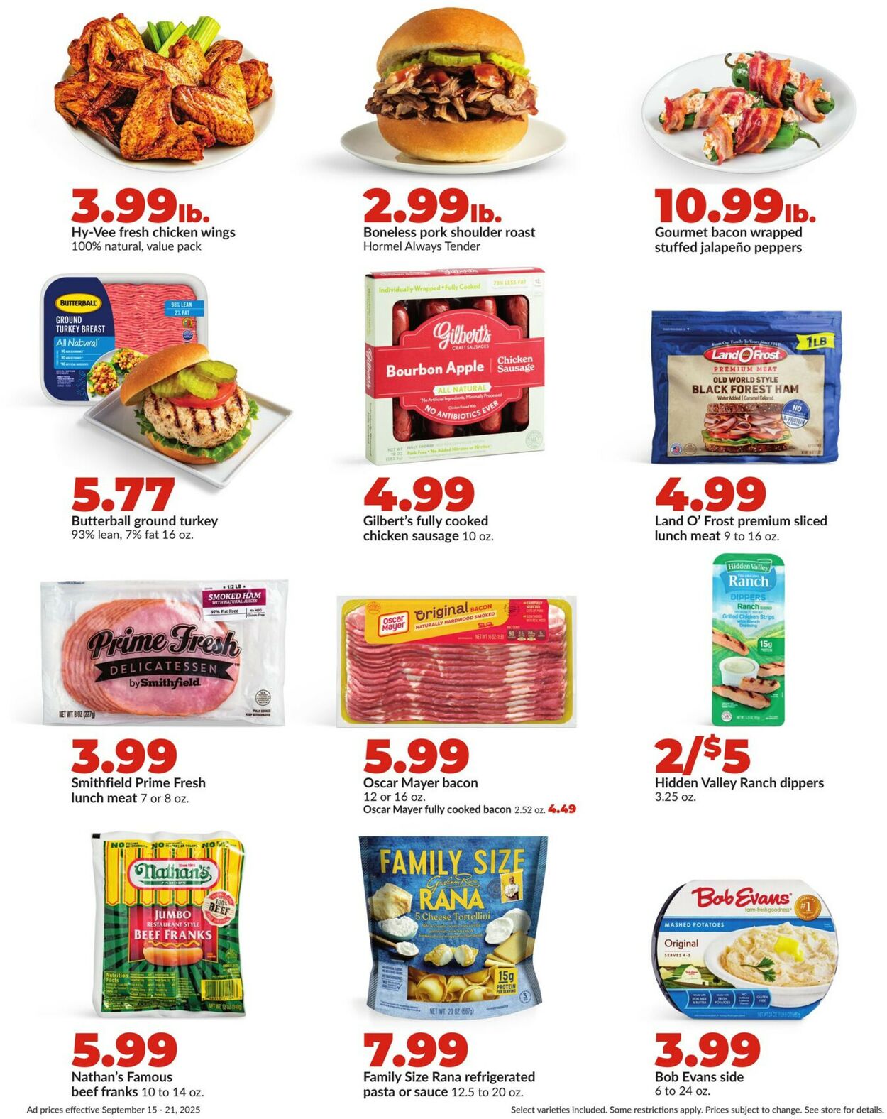 Catalogue HyVee from 09/15/2025