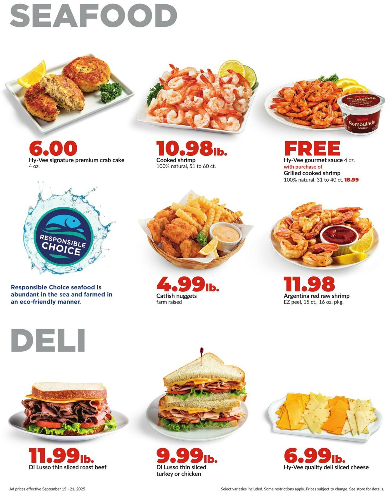 Catalogue HyVee from 09/15/2025