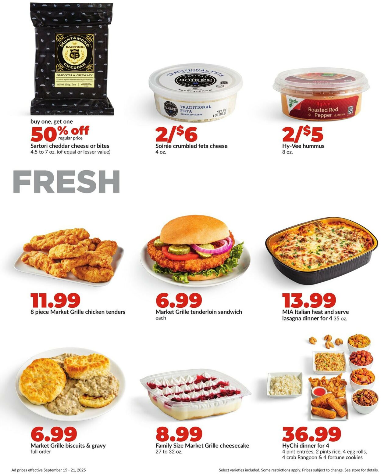 Catalogue HyVee from 09/15/2025