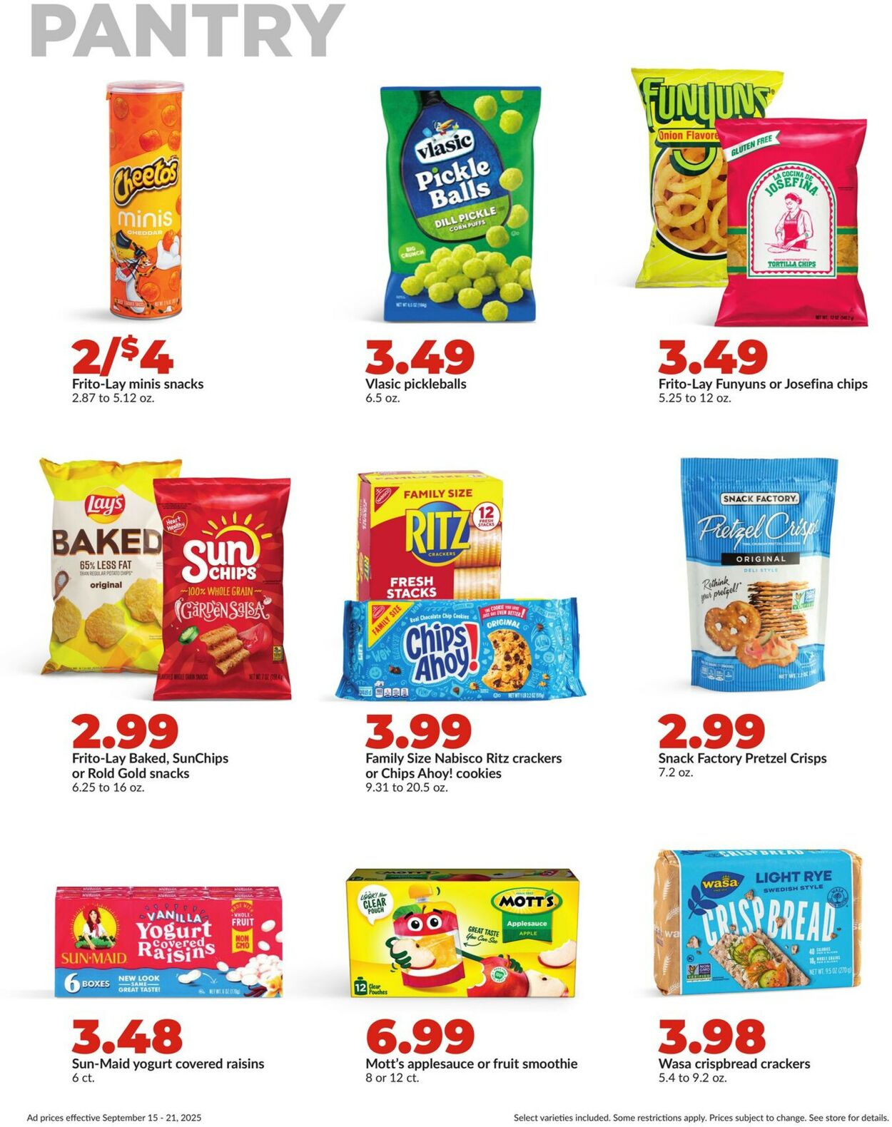 Catalogue HyVee from 09/15/2025