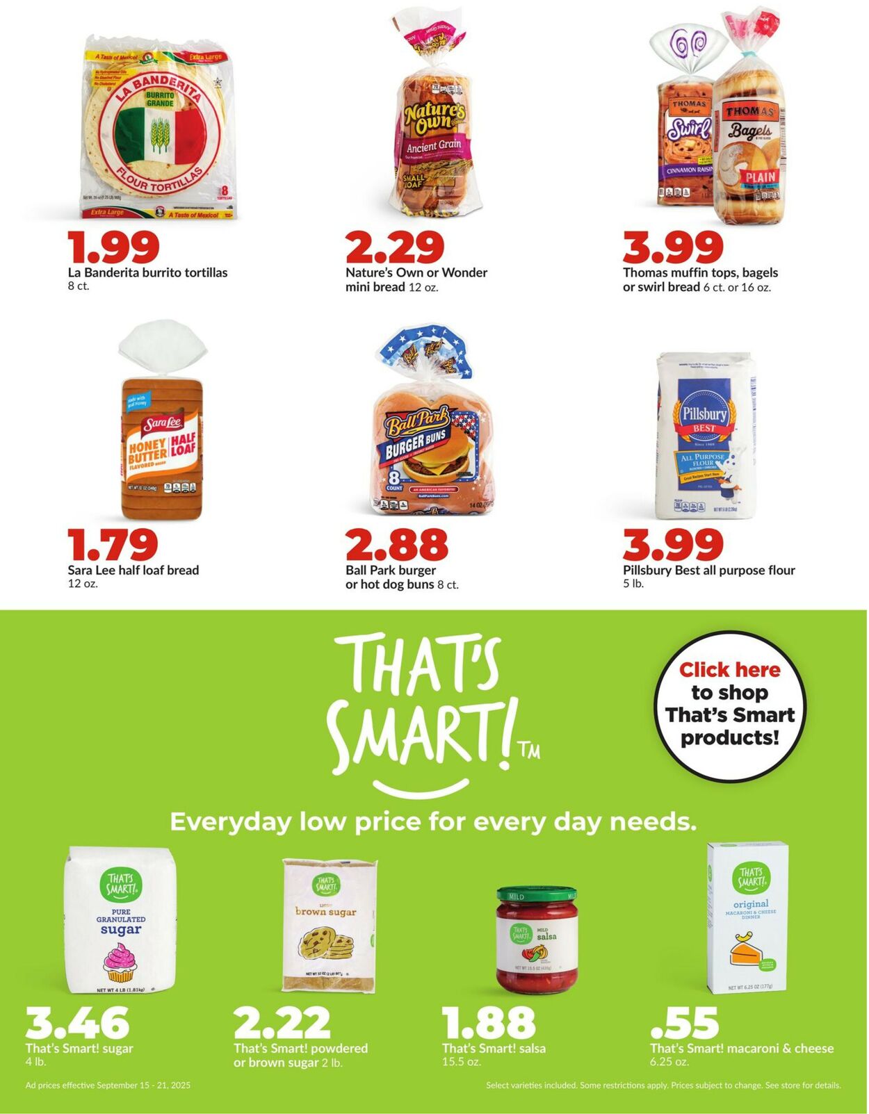 Catalogue HyVee from 09/15/2025