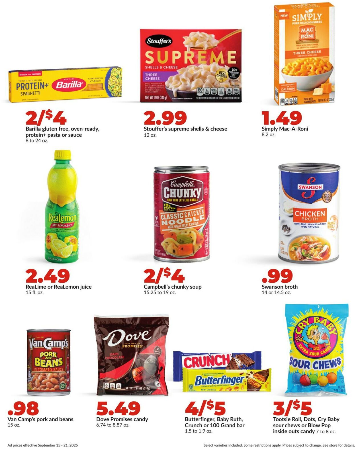 Catalogue HyVee from 09/15/2025