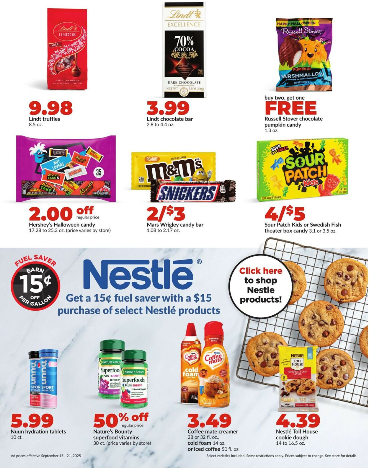 Catalogue HyVee from 09/15/2025