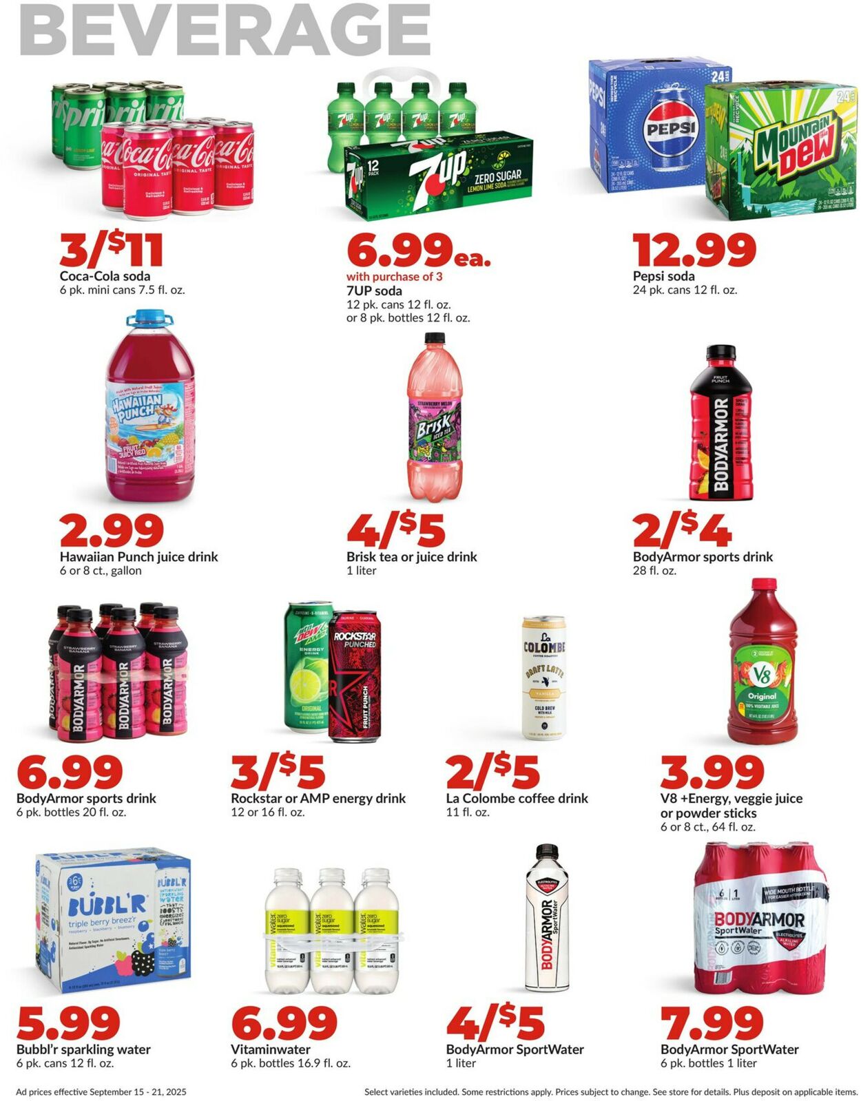 Catalogue HyVee from 09/15/2025