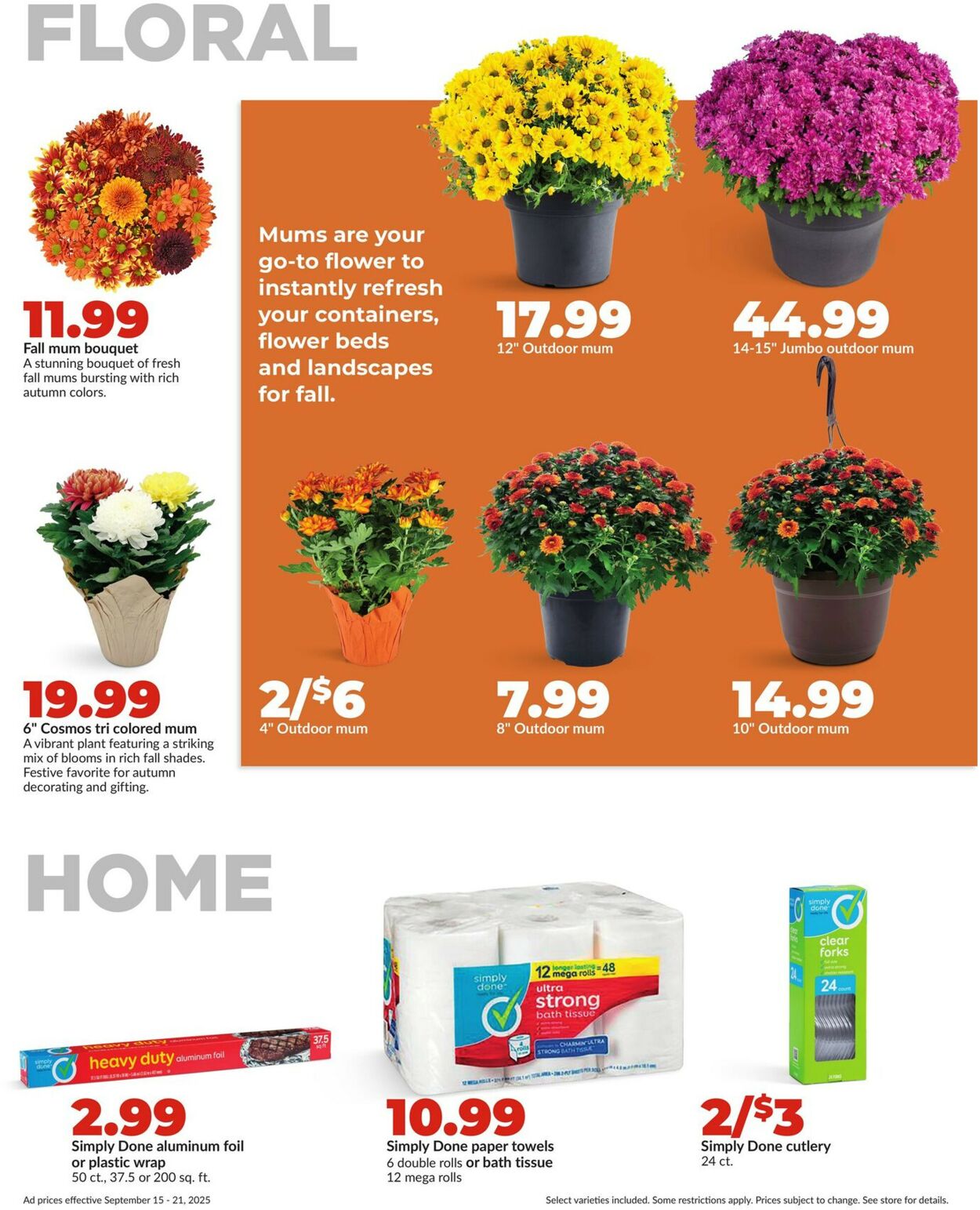Catalogue HyVee from 09/15/2025