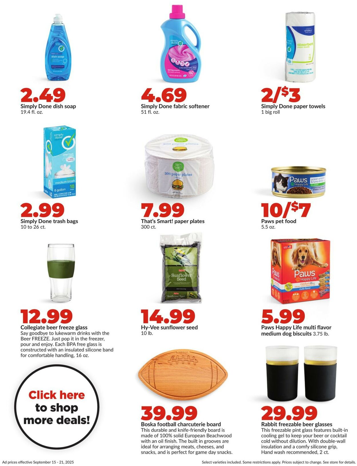 Catalogue HyVee from 09/15/2025