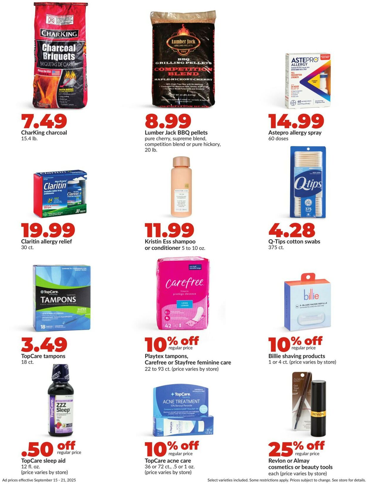 Catalogue HyVee from 09/15/2025