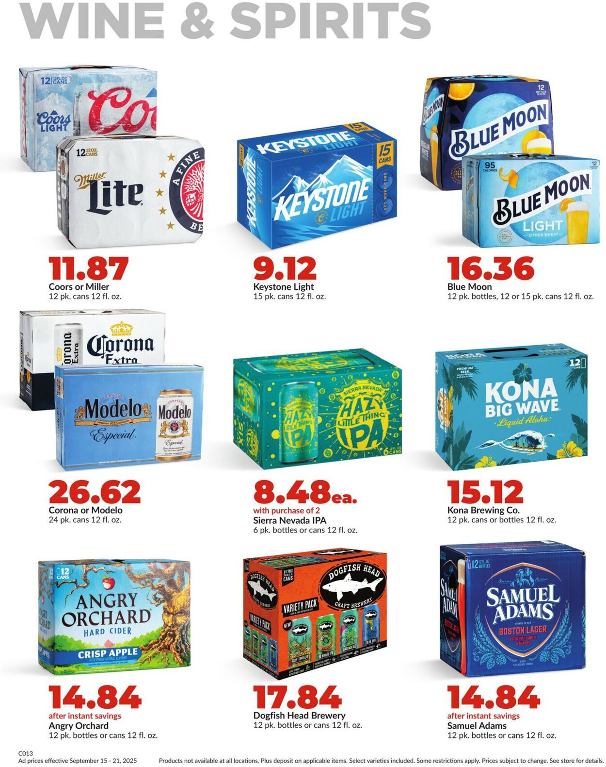 Catalogue HyVee from 09/15/2025